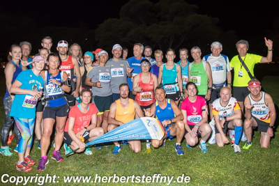 Laufrgruppe InterAir mit herbert Steffny beim Honolulu Marathon