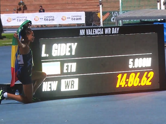 gidey 5000m